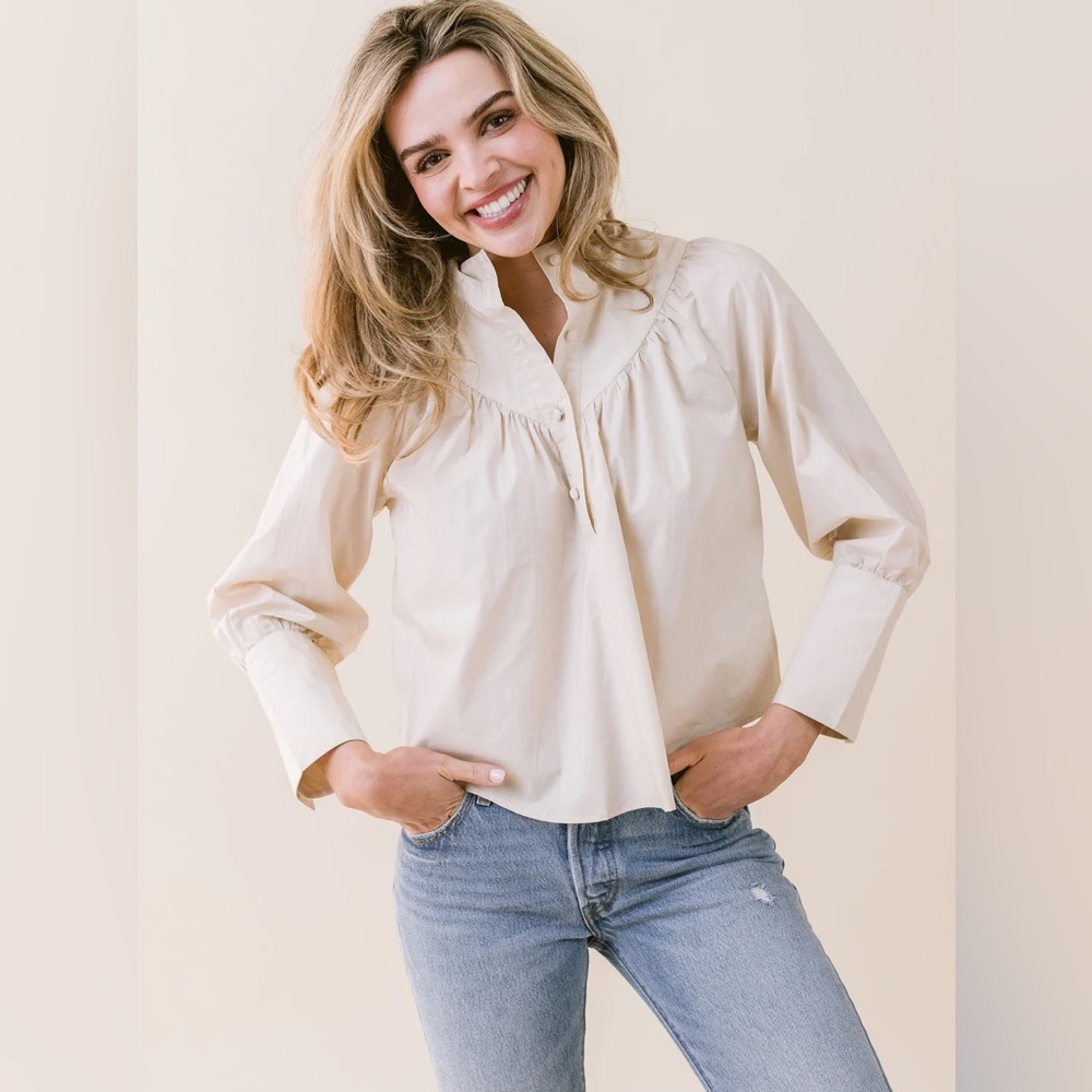 Laroque Ellie Blouse in Bone